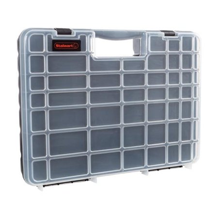 STALWART Stalwart 75-ST6073 Portable Storage Case with Secure Locks & 55 Small Bin Compartments for Hardware 75-ST6073